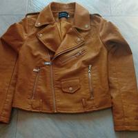 Giacca giubbetto tipo simil pelle donna nuovo