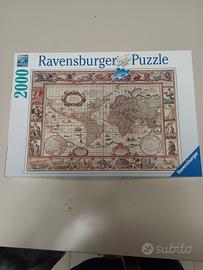 Puzzle carta geografica Ravensburger