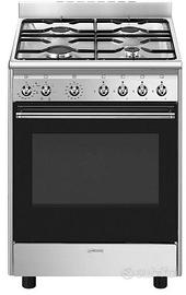 Cucina acciaio inox con formo SMEG
