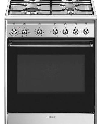 Cucina acciaio inox con formo SMEG