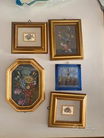 Quadri fatti con legno naturale