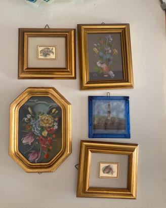 Quadri fatti con legno naturale