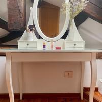 Mobile trucco toilette bianco