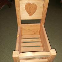 culla bambole artigianale