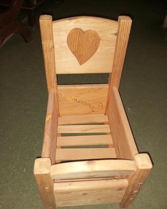 culla bambole artigianale