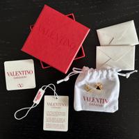 Orecchini Rockstud in metallo dorato Valentino