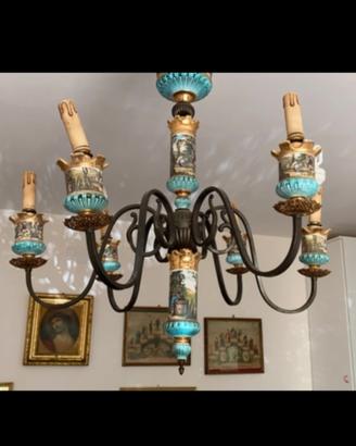 lampadario Capodimonte 