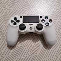 Controller PS4 bianco - Joystick PS4 con cover