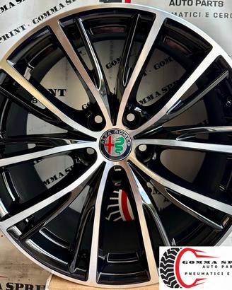 4 CERCHI IN LEGA ORIGINALI R18 ALFA ROMEO STELVIO