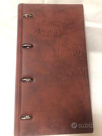 Porta menu raccoglitori anelli 12 pezzi