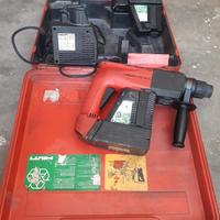Trapano tassellatore Hilti TE 10A batterie esauste