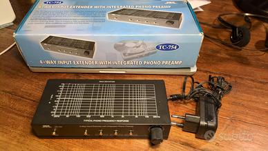 pre-amplificatore con ingresso giradischi phono