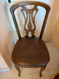 Sedie stile Chippendale - legno massello