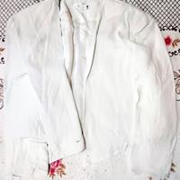 Camicia/giacca leggera bianca