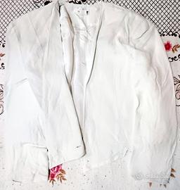 Camicia/giacca leggera bianca