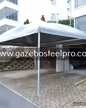 GAZEBO MODELLO GEMMA - TELO PVC 650 GR IGNIFUGO