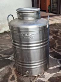Fusto in Acciaio Inox 50L Nuovo