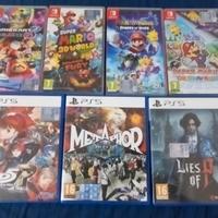 lotto videogiochi Nintendo Switch e Ps5 