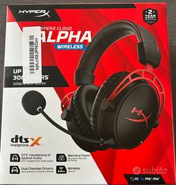 Cuffie Wireless HYPERX CLOUD ALPHA