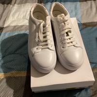 Sneakers basse in pelle