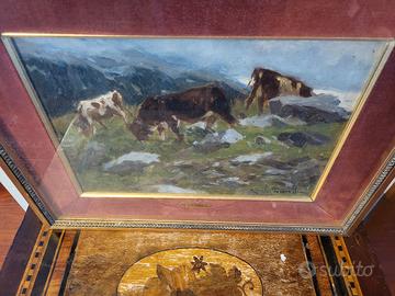 Quadro pittore milanese Ercole Garavaglia