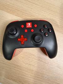 Controller nintendo switch rosso e nero