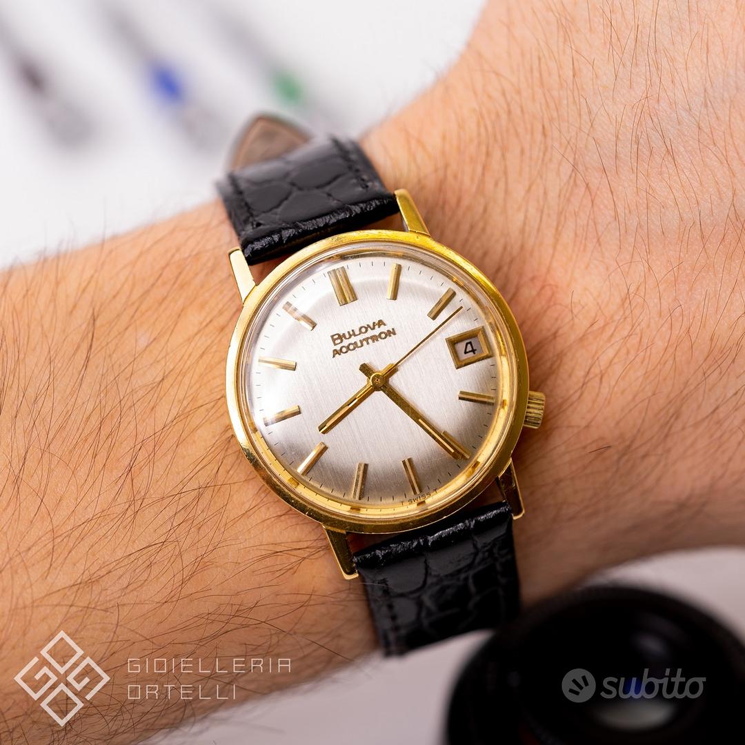 Subito Gioielleria Ortelli Bulova Accutron Cal 2181 Vintage Gold Case Abbigliamento e Accessori In vendita a Bologna