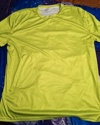 T-Shirt e Pantalone TRENDY Verde Acido mis. XXL Nu