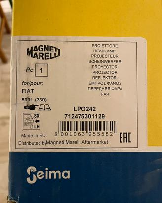 Faro sx fiat 500L