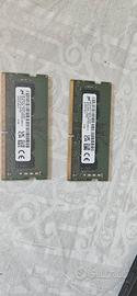 Coppia RAM 16GB (2x8GB) DDR4 3200MHz SODIMM Micron