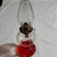 lume vintage a petrolio 