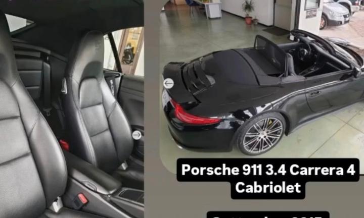 Porsche 911 mod. 991.1 carrera 4 CABRIOLET  BLACK!