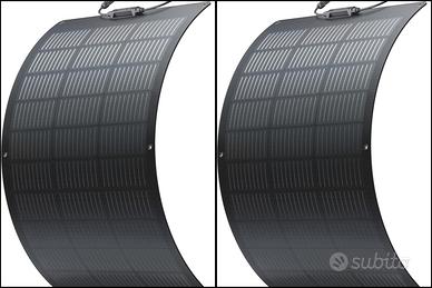 2X Pannello Solare Flessibile EcoFlow 100W NUOVO