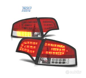 FANALI AUDI A4 B7 SEDAN 4-07 LED ROSSO CROMATO