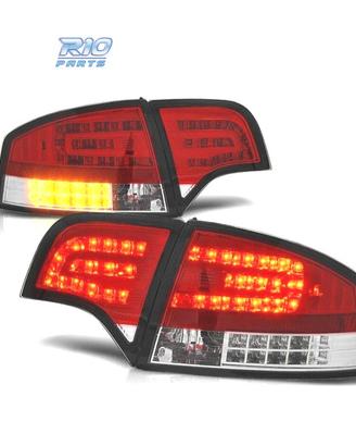 FANALI AUDI A4 B7 SEDAN 4-07 LED ROSSO CROMATO