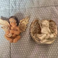 2 angioletti in resina