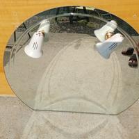 Specchiera da bagno con luci vintage 