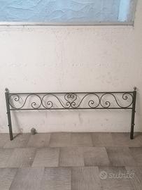 letto matrimoniale in ferro battuto