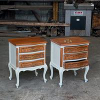 Coppia di Comodini Vintage anni 70 - Shabby Chic