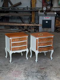 Coppia di Comodini Vintage anni 70 - Shabby Chic