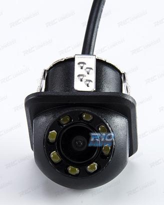 RETROCAMERA POSTERIORE CON LED PER VISIONE NOTTURN