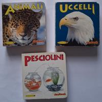 lotto libri per bambini animali uccelli pesciolini