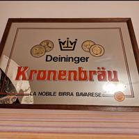 quadro specchio birra 