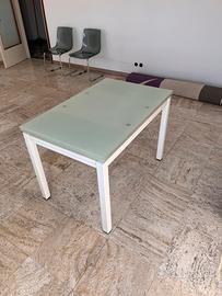 Tavolo vetro allungabile