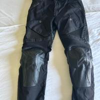 Pantaloni moto tg 50 dainese Horizon pelle/ tex
