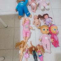 bambole varie e pianoforte piccolo 