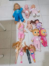 bambole varie e pianoforte piccolo 