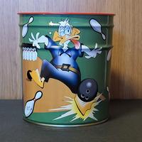 🎳 Paperino Vintage Original Bidone in Latta Mivat