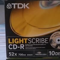 CD-ROM Sony ink-jet printable,CD TDK lightscribe