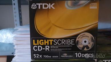 CD-ROM Sony ink-jet printable,CD TDK lightscribe